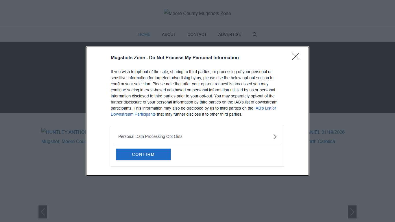 Moore County Mugshots Zone